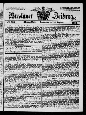 Breslauer Zeitung on Dec 14, 1854