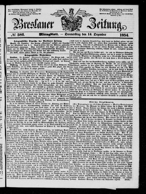 Breslauer Zeitung vom 14.12.1854