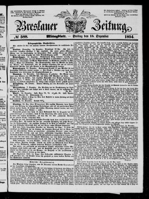 Breslauer Zeitung on Dec 15, 1854