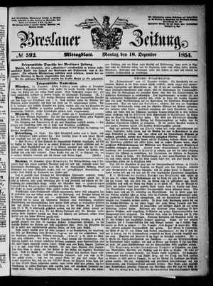 Breslauer Zeitung on Dec 18, 1854