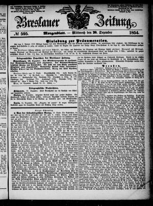 Breslauer Zeitung on Dec 20, 1854