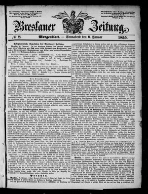 Breslauer Zeitung vom 06.01.1855