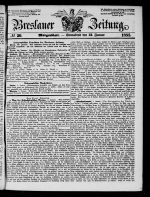 Breslauer Zeitung vom 13.01.1855