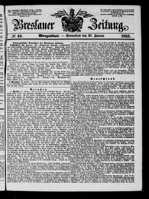 Breslauer Zeitung vom 27.01.1855