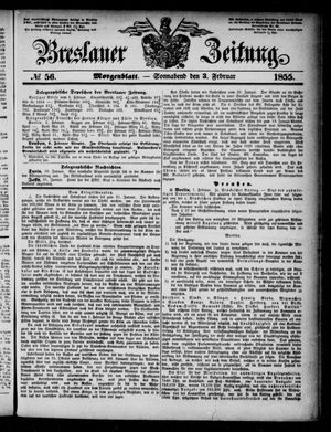 Breslauer Zeitung vom 03.02.1855