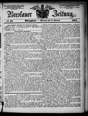 Breslauer Zeitung on Feb 5, 1855