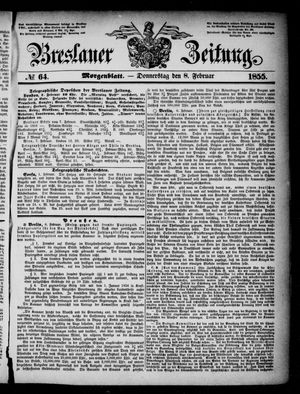 Breslauer Zeitung on Feb 8, 1855