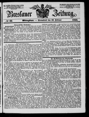 Breslauer Zeitung on Feb 10, 1855