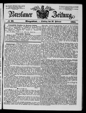 Breslauer Zeitung vom 27.02.1855