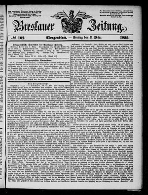 Breslauer Zeitung vom 02.03.1855
