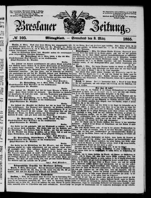 Breslauer Zeitung vom 03.03.1855