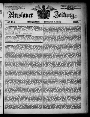 Breslauer Zeitung vom 09.03.1855