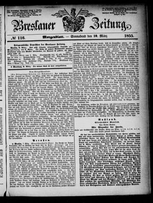 Breslauer Zeitung vom 10.03.1855
