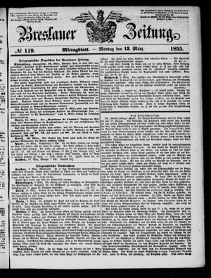 Breslauer Zeitung vom 12.03.1855