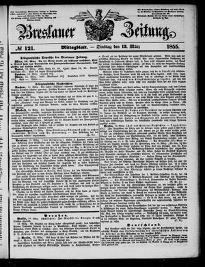 Breslauer Zeitung vom 13.03.1855