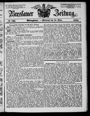 Breslauer Zeitung vom 14.03.1855