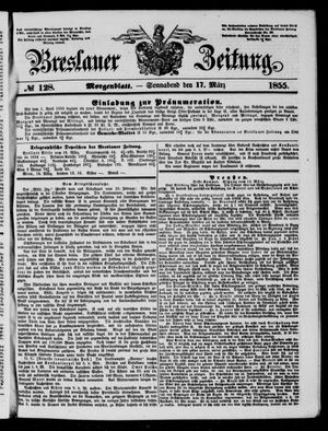 Breslauer Zeitung vom 17.03.1855