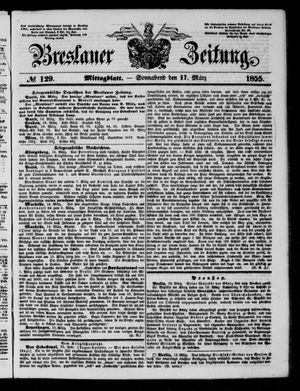 Breslauer Zeitung vom 17.03.1855