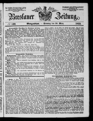 Breslauer Zeitung vom 18.03.1855