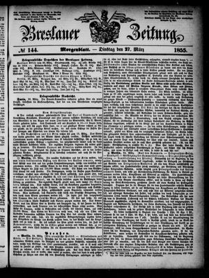 Breslauer Zeitung vom 27.03.1855