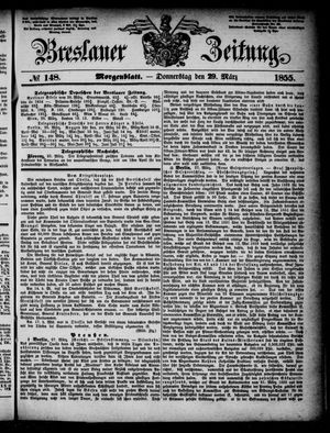 Breslauer Zeitung vom 29.03.1855
