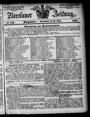 Breslauer Zeitung vom 31.03.1855