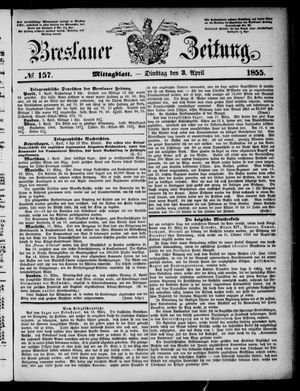 Breslauer Zeitung on Apr 3, 1855