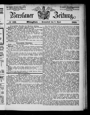 Breslauer Zeitung vom 07.04.1855