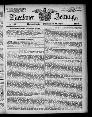 Breslauer Zeitung vom 11.04.1855