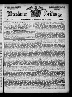 Breslauer Zeitung vom 14.04.1855