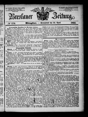 Breslauer Zeitung vom 14.04.1855
