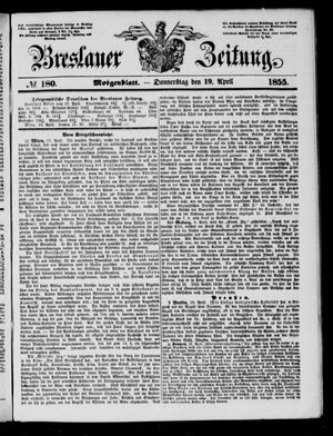 Breslauer Zeitung vom 19.04.1855
