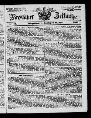 Breslauer Zeitung on Apr 22, 1855