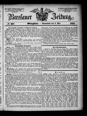 Breslauer Zeitung vom 05.05.1855