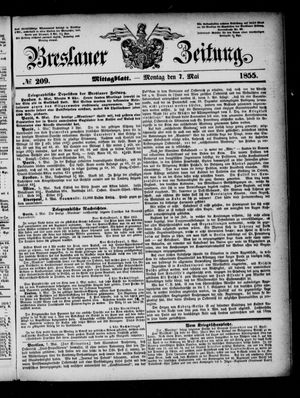Breslauer Zeitung on May 7, 1855