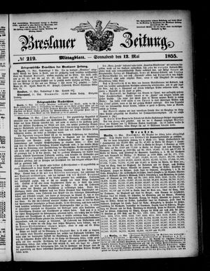 Breslauer Zeitung vom 12.05.1855