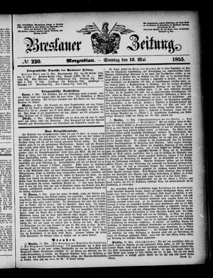 Breslauer Zeitung vom 13.05.1855