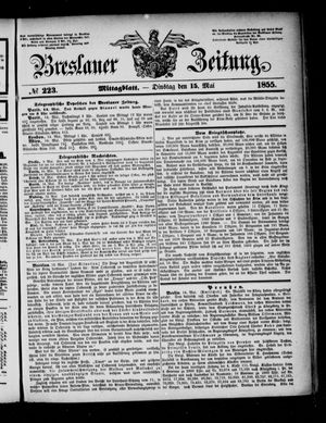 Breslauer Zeitung vom 15.05.1855