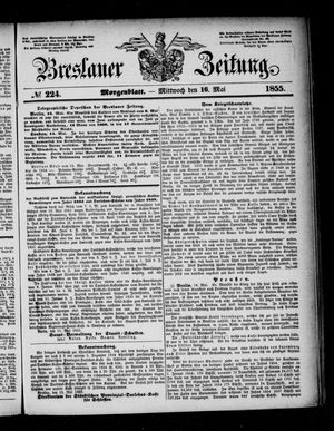 Breslauer Zeitung vom 16.05.1855
