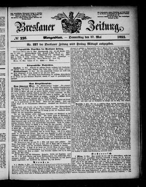 Breslauer Zeitung vom 17.05.1855