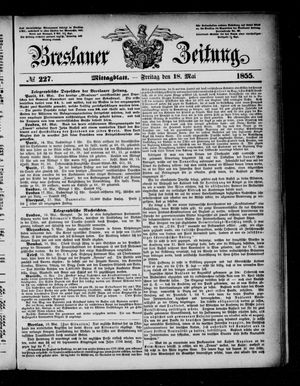 Breslauer Zeitung vom 18.05.1855
