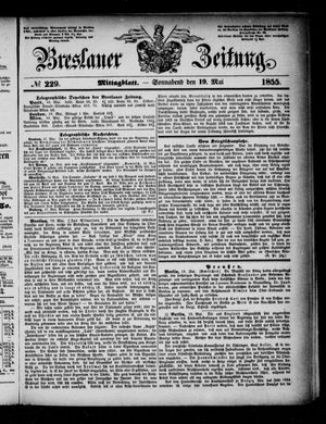 Breslauer Zeitung vom 19.05.1855