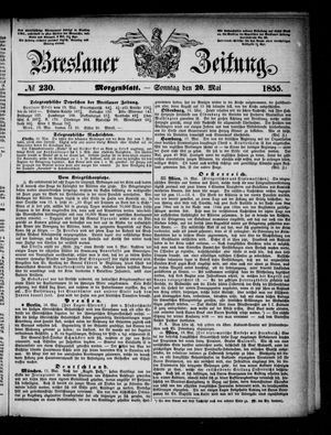Breslauer Zeitung vom 20.05.1855