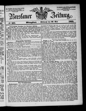 Breslauer Zeitung on May 23, 1855