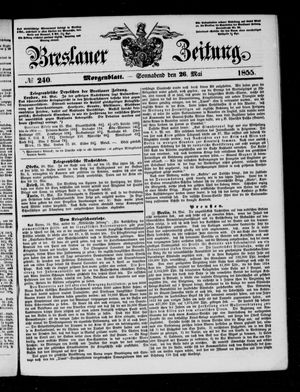 Breslauer Zeitung vom 26.05.1855