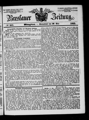 Breslauer Zeitung vom 26.05.1855