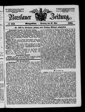 Breslauer Zeitung vom 27.05.1855