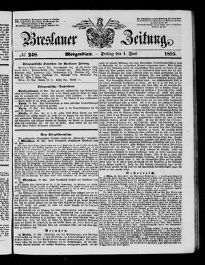 Breslauer Zeitung vom 01.06.1855