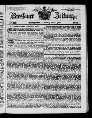 Breslauer Zeitung vom 04.06.1855
