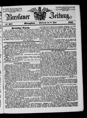 Breslauer Zeitung vom 06.06.1855